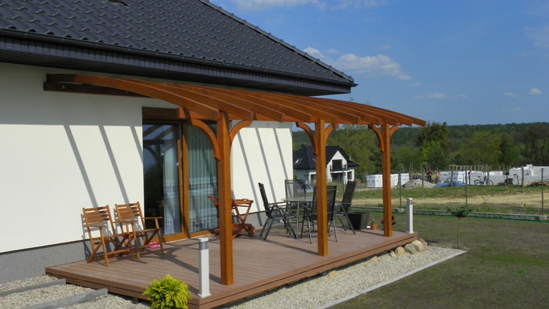 Wooden terrace roofing Dalia