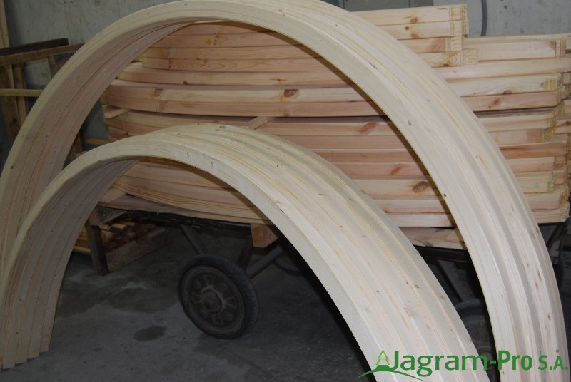 wooden construction arches